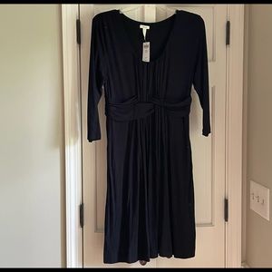 NWT Soma Black Stretch Knit Dress